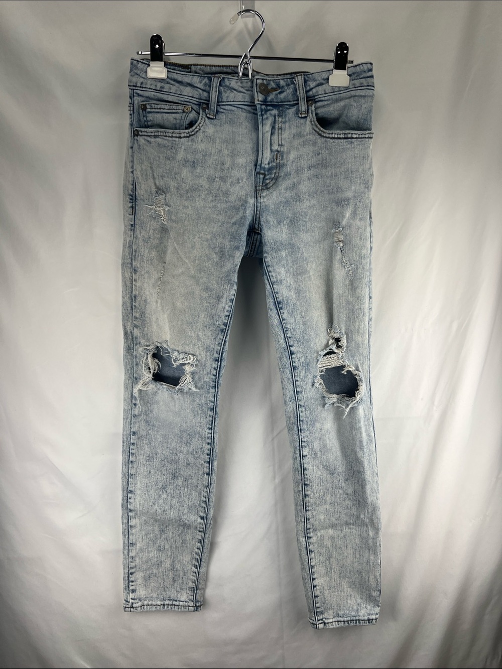 American Eagle - Men’s Jeans - Flex - 30x30 - Distressed - Light Blue